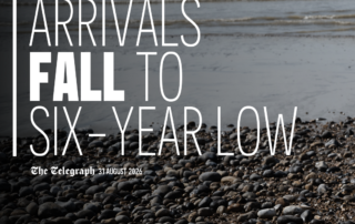 Small Boat arrivals fall to six year low